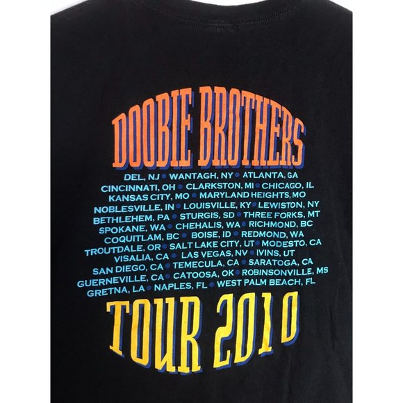 Doobie Brothers 2010 Men's Black XL T-Shirt READ - Picture 7 of 7